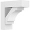Ekena Millwork Standard Merced Architectural Grade PVC Bracket with Block Ends, 5"W x 14"D x 14"H BKTP05X14X14MRC05 - alternate 1